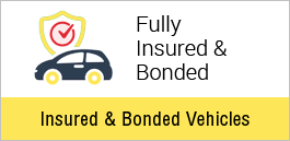 Fully Insured & Bonded Vehicles